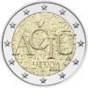 2 euros 2015 Lithuania - Lithuanian language