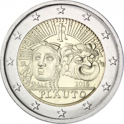 2 eurai 2016 Italija – Tito Makcijaus Plauto mirties metinės