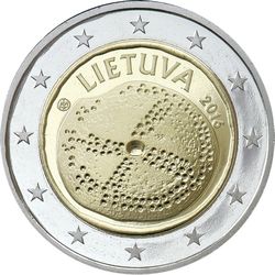 2 euros 2016 Lithuania - Baltic Culture