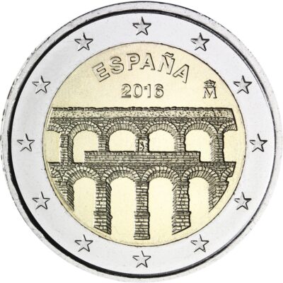 2 Евро 2016 Испания – Сеговия с римским акведуком