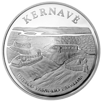 50 литов серебрeная монета 2005 Литва – Кернаве