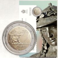 Donatello 2016 coin card 2 euros San Marino 2 euros 2016 - 550 Years since the Death of Donatello