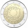 2 Евро 2015 Латвия – 30-я годовщина европейского флага