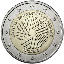 2 euros 2015 Latvia - Latvian Presidency of the EU
