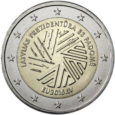 2 eurai 2015 Latvija – Latvijos Pirmininkavimas ES