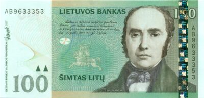 100 Litas 2007 Lithuania UNC banknot