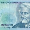 200 Litas 1997 Lithuania aUNC banknot