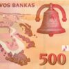 500 Litas 2000 Lithuania aUNC banknot