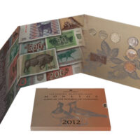 Lithuania Official Litas Blister 2012 UNC 2012 Официальный комплект литов Литвы UNC