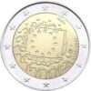 Malta 2 euros 2015 - 30th anniversary of the EU flag 250 2 Евро 2015 Мальта – 30-я годовщина европейского флага