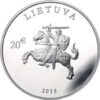 20 eurų sidabrinė moneta 2016 Lietuva – Lietuvos nepriklausomybės atkūrimo 25-metis