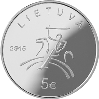 5 euros 2016 Lithuania - coin dedicated to Literature (from the series “Lithuanian culture”)