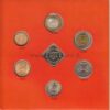1 - 100 rubel 1992 Rusia CuNi proof coins set  RARE