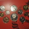 1 kap - 1 rub 1991 TSRS / Rusija  metinis rinkinys + 1 rub Ivanovas proof