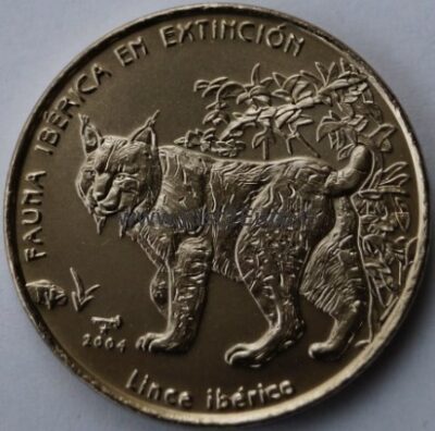 1-peso-2004-cuba-lince-iberico 1 peso 2004 Cuba coin – Iberian lynx