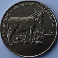 1-peso-2007-cuba-burro-autoctono-de-gerona 1 peso 2007 Cuba coin – Catalan donkey