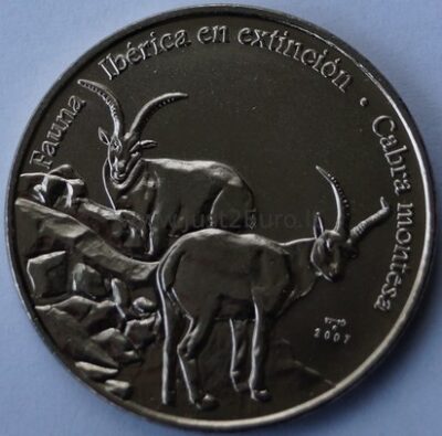 1 peso 2007 Cuba coin – Spanish ibex