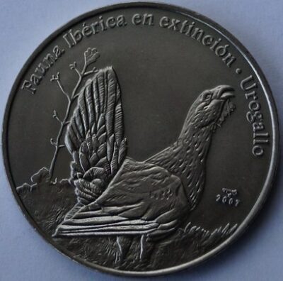 1 peso 2007 Cuba coin – Western capercaillie