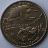1 peso 2009 Cuba coin – Manatee and Zapata Rail
