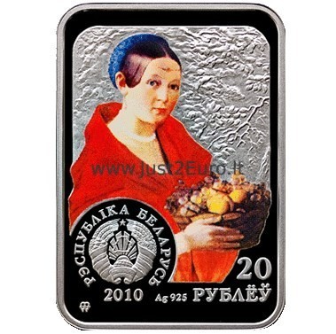 20 rubles 2010 Belarus silver proof coin – Khrutsky