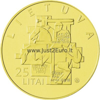 25 litas 2013 Lithuania – coin dedicated the Lithuanian Sąjūdis