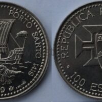 100; 200 Escudos 1989 Portugal unc 32 coins set – Madeira and Porto Santo 100 / 200 escudos 32 coins set 1987 - 1999 UNC