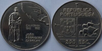 100 / 200 эскудо  набор 32 монет 1987 - 1999 UNC