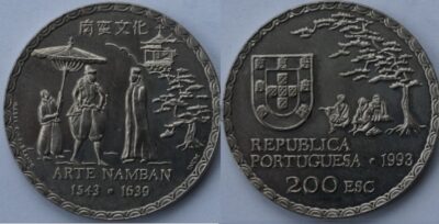 100 / 200 эскудо  набор 32 монет 1987 - 1999 UNC