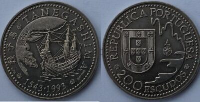 100 / 200 эскудо  набор 32 монет 1987 - 1999 UNC