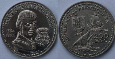 100 / 200 эскудо  набор 32 монет 1987 - 1999 UNC