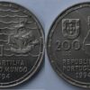 100 / 200 эскудо  набор 32 монет 1987 - 1999 UNC