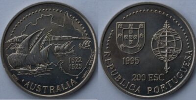 100 / 200 эскудо  набор 32 монет 1987 - 1999 UNC