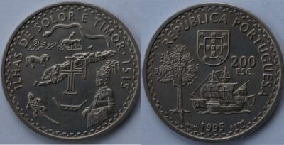 100 / 200 эскудо  набор 32 монет 1987 - 1999 UNC