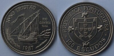 100 / 200 эскудо  набор 32 монет 1987 - 1999 UNC