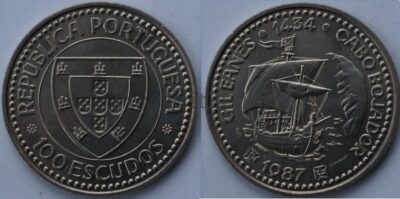 100 / 200 эскудо  набор 32 монет 1987 - 1999 UNC