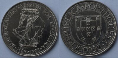 100 / 200 эскудо  набор 32 монет 1987 - 1999 UNC