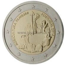 2 euros 2014 Portugal - Family Farming 2 euros coin 2014 Portugal – Family Farming