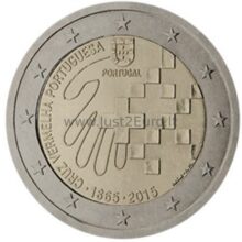 2 euros 2015 Portugal - Portuguese Red Cross 2 euros 2012 Portugal – Portuguese Red Cross
