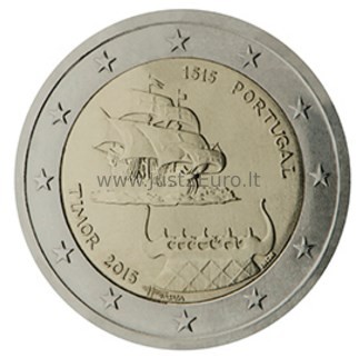 2 euros coin 2015 Portugal – Portuguese Timor