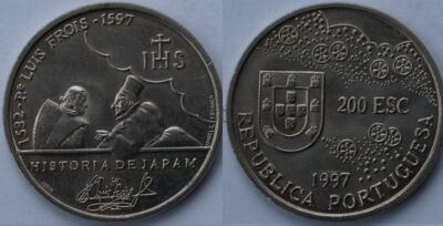 100 / 200 эскудо  набор 32 монет 1987 - 1999 UNC