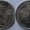 100 / 200 эскудо  набор 32 монет 1987 - 1999 UNC