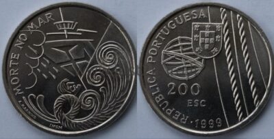 100 / 200 эскудо  набор 32 монет 1987 - 1999 UNC