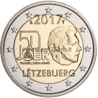 2 euros 2016 Luxembourg - voluntariness of the Luxembourg army 2 eurai 2017 Liuksemburgas – Liuksemburgo savanoriška armija