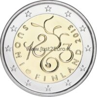 2 euros roll 2013 Finland coins roll – The Diet of 1863 2 euros coin 2013 Finland – The Diet of 1863