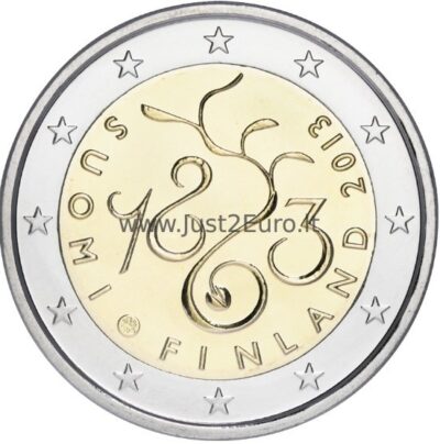 2 eurų moneta 2013 Suomija – 1863 seimas