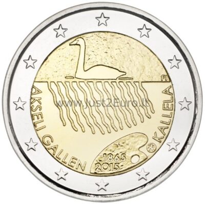 2 eurų moneta 2015 Suomija – Akseli Gallen-Kallela