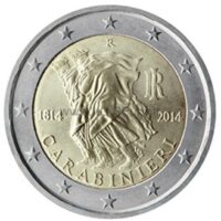 2 euros 2014 Italy -  Carabinieri