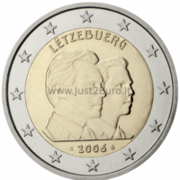 2 euros coin 2006 Luxembourg – Hereditary Grand Duke Guillaume 2 eurų moneta 2006 Liuksemburgas – Didžiojo hercogo Guillaume gimtadienis