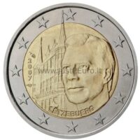 2 euros coin 2007 Luxembourg – The Grand-Ducal Palace 2 eurai 2007 Liuksemburgas – Didžiojo hercogo rūmai