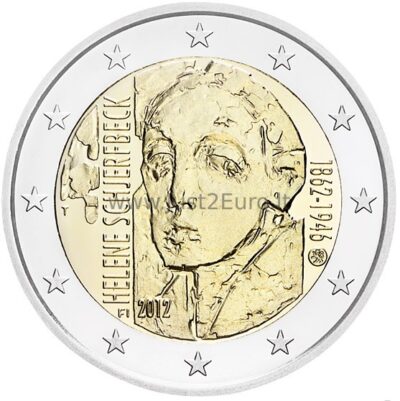 2 euros coin 2012 Finland  – Helene Schjerfbeck